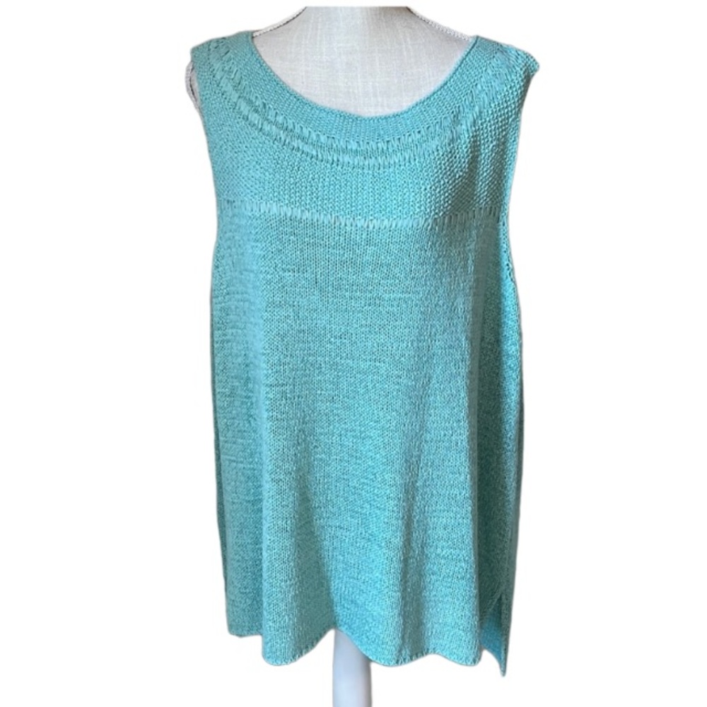 NWT NEW DIRECTIONS Curvy Hi-Low Sleeveless Top Size 2X